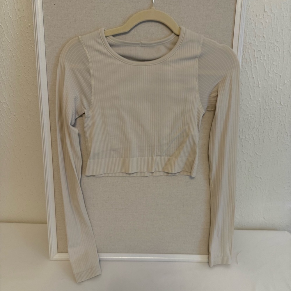 Lululemon Ebb to Street Long Sleeve white opal - Picture 7 of 9
